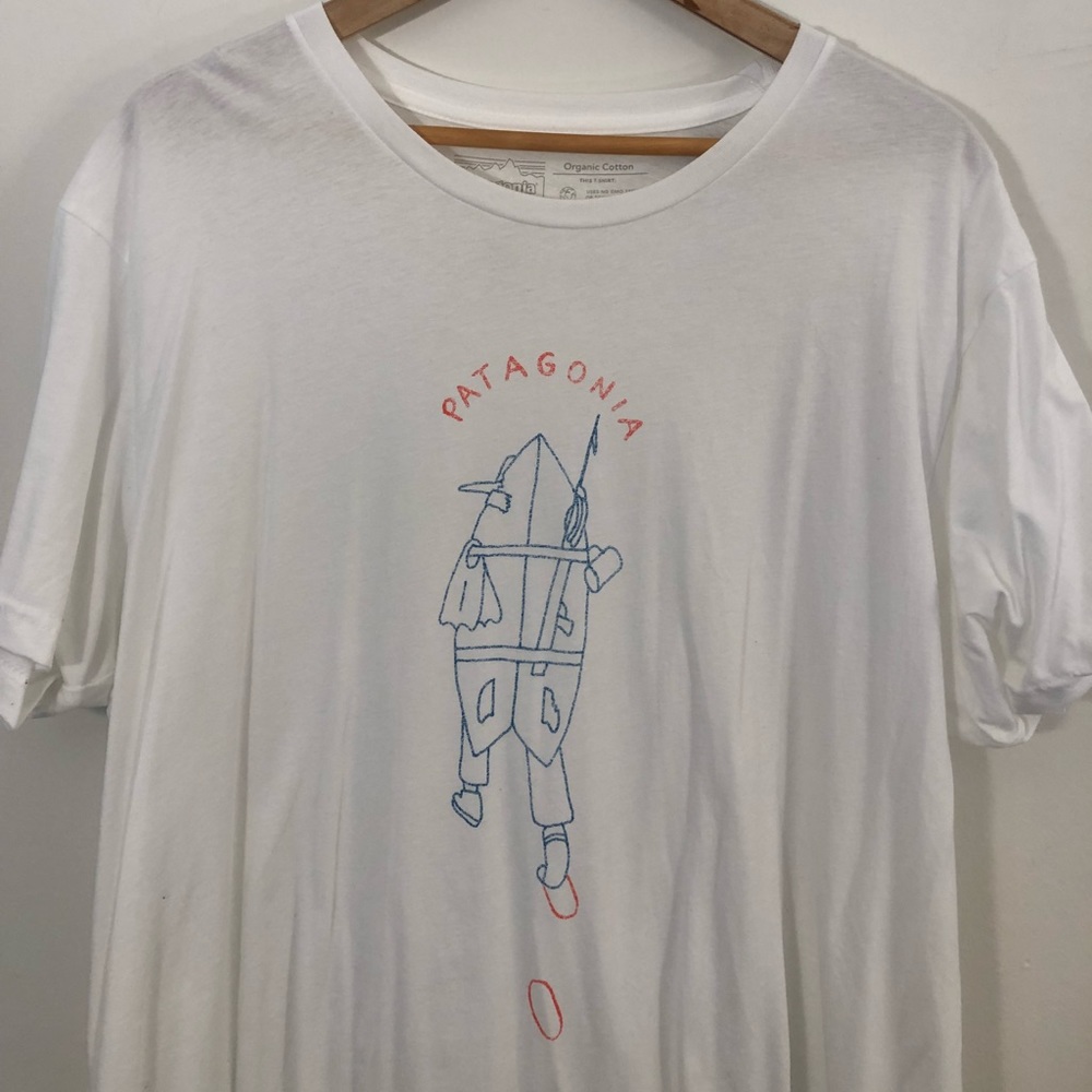 Patagonia White T-shirt Organic Cotton